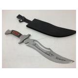 NIB hunting knife with leather sheath NIB hunting knife with leather sheath