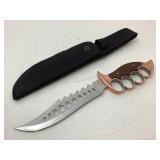NIB fingertip grip knife with fabric sheath NIB fingertip grip knife with fabric sheath
