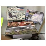 Model kits  inc MPC Stars Wars Empire Strikes