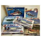 12  Airplane model kits, all factory sealed, 1/72