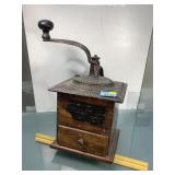 Antique Arcade Imperial lap style coffee grinder,