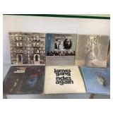 Box of vintage LPs, late 1960s and 1970s, Led