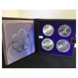 1976 Sterling Uncirculated Olympic Coin Set, 4.32
