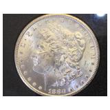1880 -CC UNCIRCULATED MORGAN SILVER DOLLAR