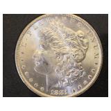 1881-CC UNCIRCULATED MORGAN SILVER DOLLAR