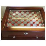 50 YEARS OF HISTORIC US SILVER HALF DOLLARS,