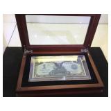 1899 Black Eagle Blanket Note w/ wooden case