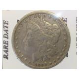 1892-S RARE DATE MORGAN SILVER DOLLAR