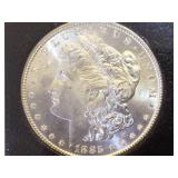 1885 MORGAN SILVER DOLLAR