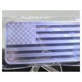 10 Troy Oz. .999 Silver Bar, w/ American Flag