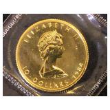 1984 GOLD 1/4 OZ. CANADIAN COIN