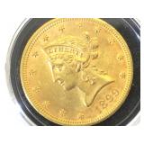 1899 GOLD $10 EAGLE COIN
