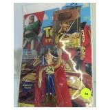 Tom Hanks Signed card & Woody Toy Story bendable