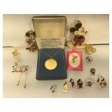 24K Gold Mickey Mouse Pendant for the 50th