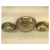 Lot of Belt buckles, 2 actually fit a gun.