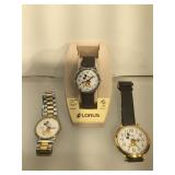 Walt Disney Lorus Quartz  Watches and Seiko Quartz