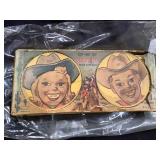 Package of vintage Cowboy Pals  Straws, original