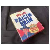 Hopalong Cassidy Post Cereal Box advertising