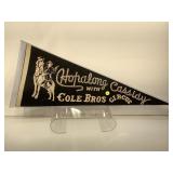 Lg Hopalong Cassidy pennant, on Topper , Cole