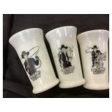 3 Holes Cassidy glass tumblers, Breakfast,Lunch,