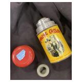 Hopalong Cassidy Aladdin 1950 thermos bottle,