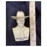 Hopalong Cassidy cream white plastic bank, no