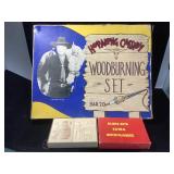 Hopalong Cassidy Wood  Burning  Set, 1950, with