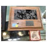 Revolutionary War musket ball, on Virginia Arms