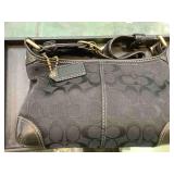 Coach Signature zip top shoulder bag