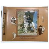 Hopalong Cassidy lg photo album , vg - ex