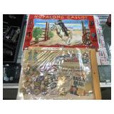 Hopalong Cassidy Hoppy placemat, with RaisinBran