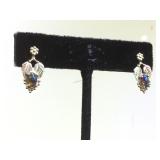 10k GOLD EARRINGS W/ Opal