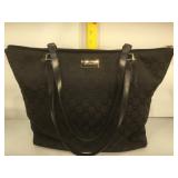 ST.John Black Monogram Tote bag - made in Italy