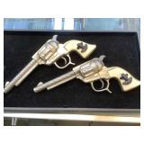 Pr Hopalong Cassidy cap pistols, both A1