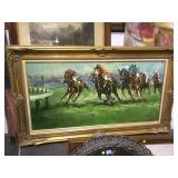 Framed Canvas Oil painting signed by Artist 5