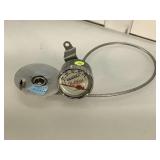 Vintage 1950s Rollfast Bicycle Speedometer with