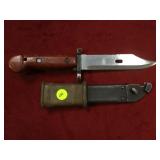 Russian AK 47 Bayonet knife with barb wire cutter