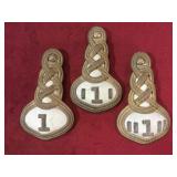 Vintage/antique military pommels