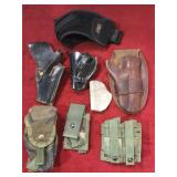 lot of gun holsters