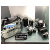 Canon 35mm film Camera outfit inc a Canon 35 mm