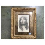 Print of Christ , Frank Cannon, 7 x 11 image,