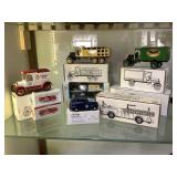Ertl Vehicle Coin Bank collection, all mib, inc