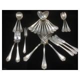 Sterling flatware 25 pcs, weigh 778.2 g