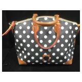 Dooney & Bourke Black and White leather handbag