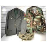 2 US Army jackets, with an identified Vietnam era