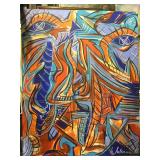 Painting on Canvas signed by Jeff Juliano 60x48