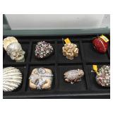 Lot of Alex Kalifano Jewelry boxes, some damage