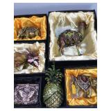 Lot of Alex Kalifano miniature jewelry boxes,