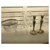 Marquis By Waterford dish & Bohemia Crystal Bowl
