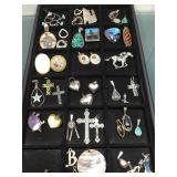 Lot of necklace ornaments & pins